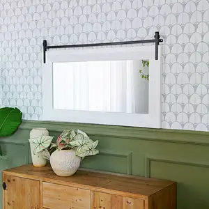 rustic track mirror